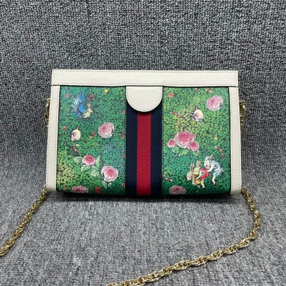 100% Authentic Gucci Ophidia Chain Small Shoulder Bag - Picture 2 of 15